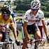 Andy Schleck pendant la dix-huiti�me �tape du Tour de France 2008